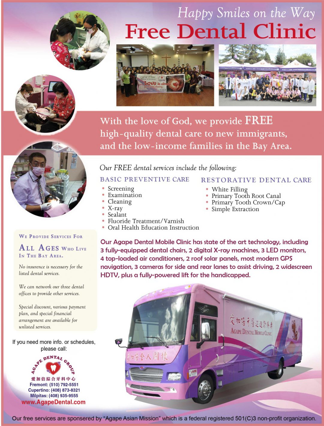 Get A Smile, Give A Smile Movement with Agape Dental Mobile Clinic